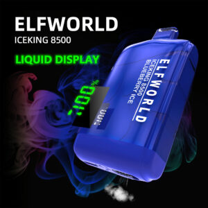 ELFWORLD Vape de unică folosință ICE King 8500 Pufături