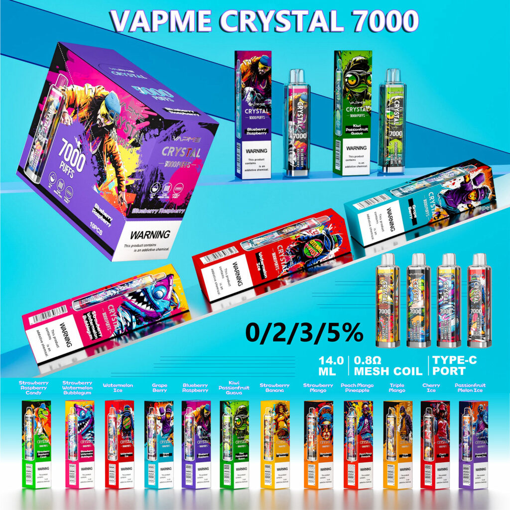 Vapme Crystal 7000 Puffs Real Picture