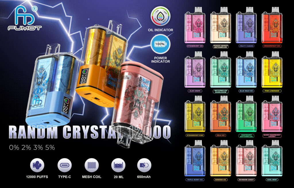 Fumot Vape Crystal 12000 sbuffi