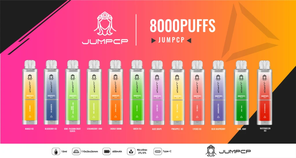 Lower price Vape Jumpcp Crystal 8000 uzpūš