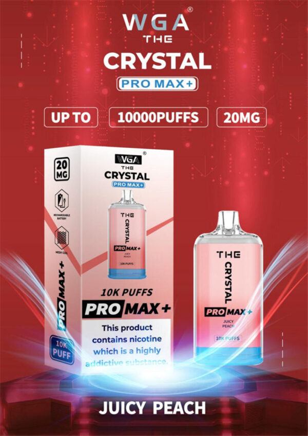 Crystal Pro Max + 10000 box WGA Crystal Vape