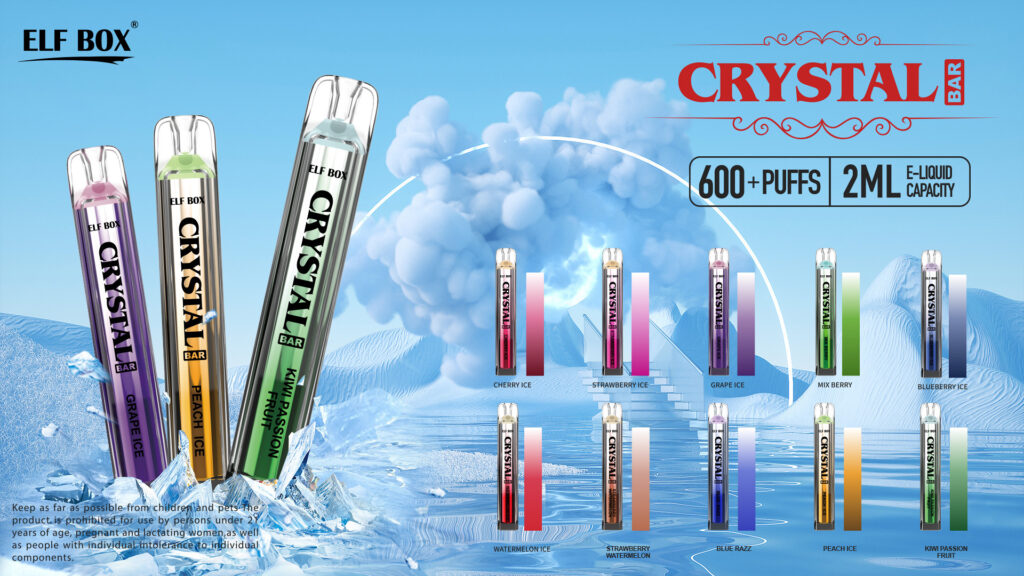 SKE Crystal Bar 600 Puffs Vape Engros