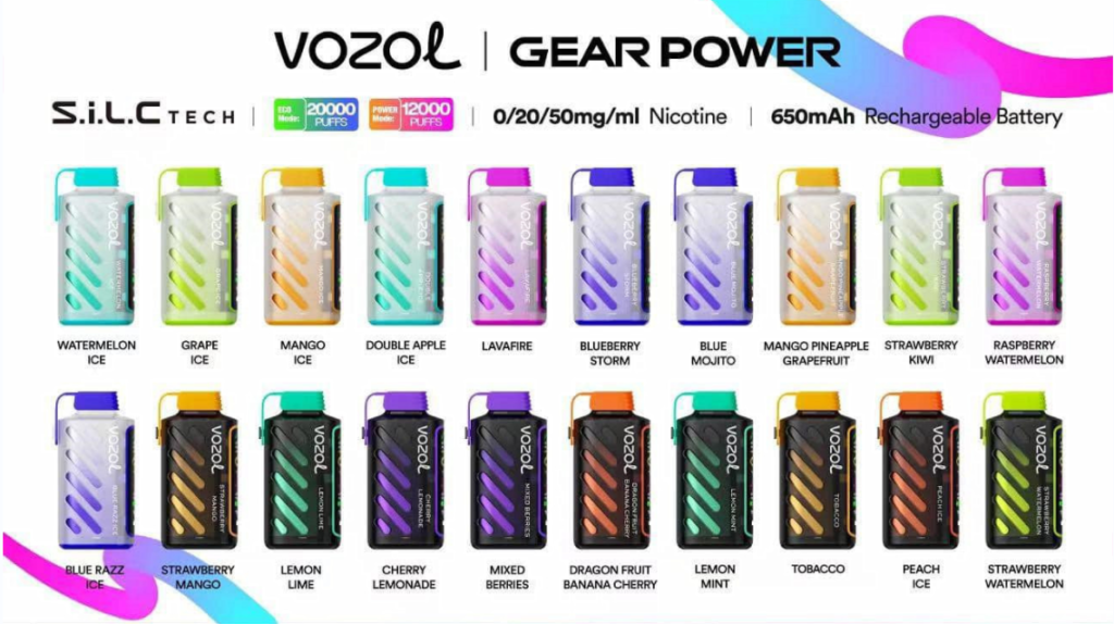 Bulk buy Vozol Vapes Gear 12000 clúimh