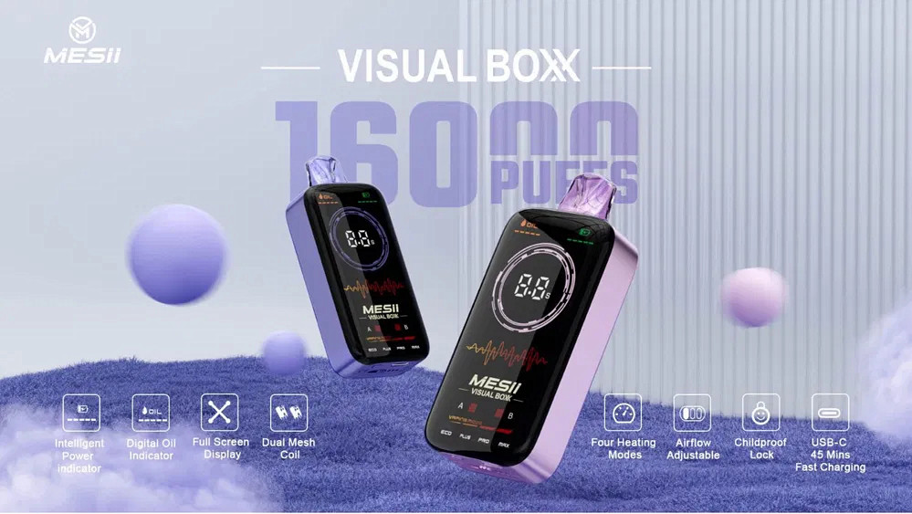 Full Screen Display Disposable Vape 160000 Pufovi