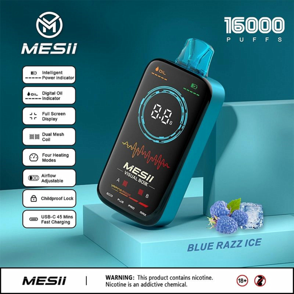 Full Screen Disposable Vape Mesii 16000 Puffs