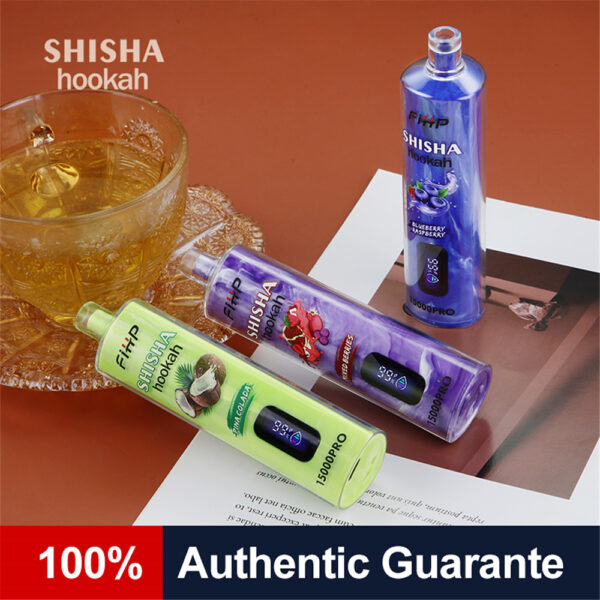 High quality 15000 Puffs vape no nicotine hookah shisha