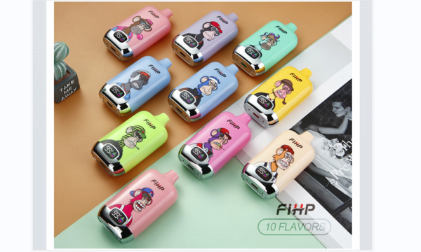 Rechargeable vape FiHP 12000 Puffs Digital box