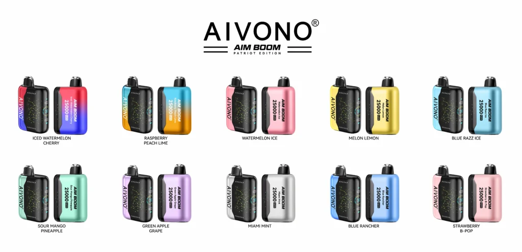 Aivono AIM BOOM Star Vape Disposable with Screen