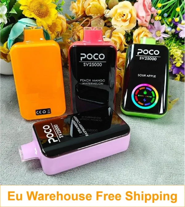 Wholesale POCO SV25000 Puffs Disposable Vape EU Warehouse Best Quality Deals