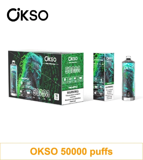 OKSO shisha hookah 50k Vape 40ml E-liquid - Precision Disposable Vaping