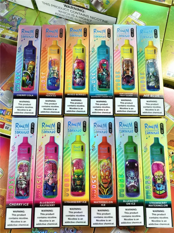 Uwin RandM Tornado 35k Puffs LED Screen Vape