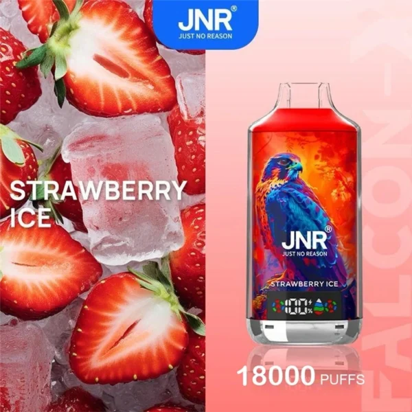 JNR Falcon-X 18000 PUFFS Strawberry Ice Wholesale