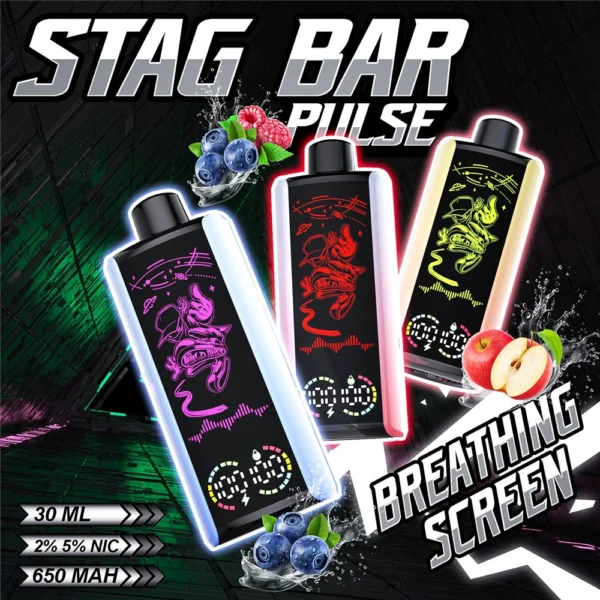 Stag Bar Pulse 35k Puffs Disposable Vape ISO Certified Factory
