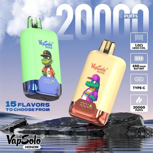 Vapsolo Disposable Vape 20k puffs honor Wholesale