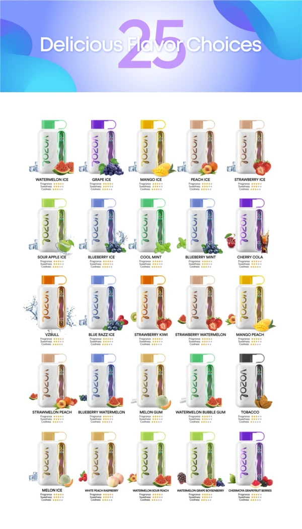 Vozol Disposable Vape 20mg Star 40000 Puffs Wholesale