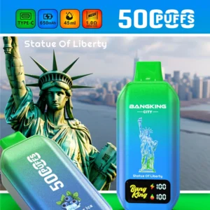 2025 Hot Sale Bang King City 50000 Puffar engångsvape