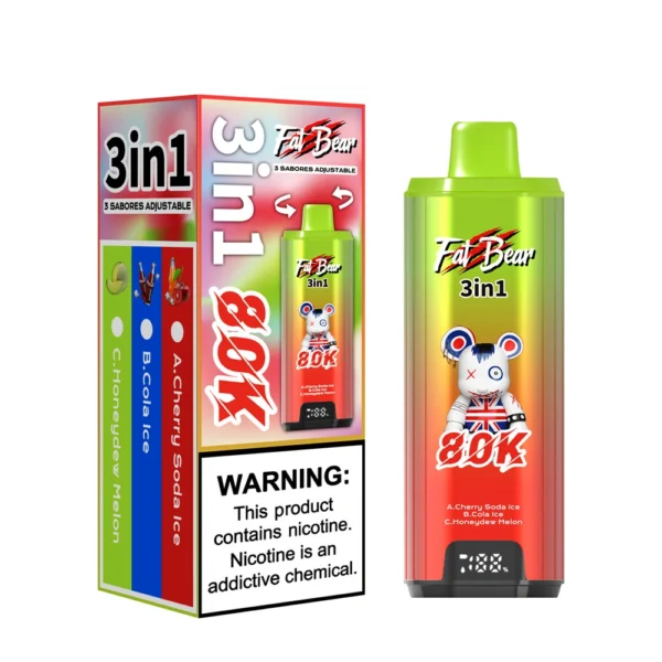 80000 Puffs Disposable Kit LED Screen