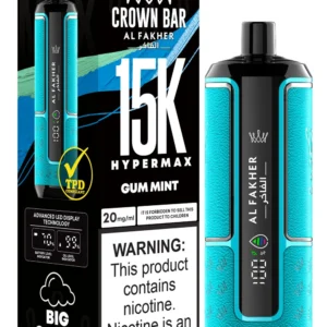 Al Fakher Crown Bar 15K Hypermax Disposable Vape Near Me