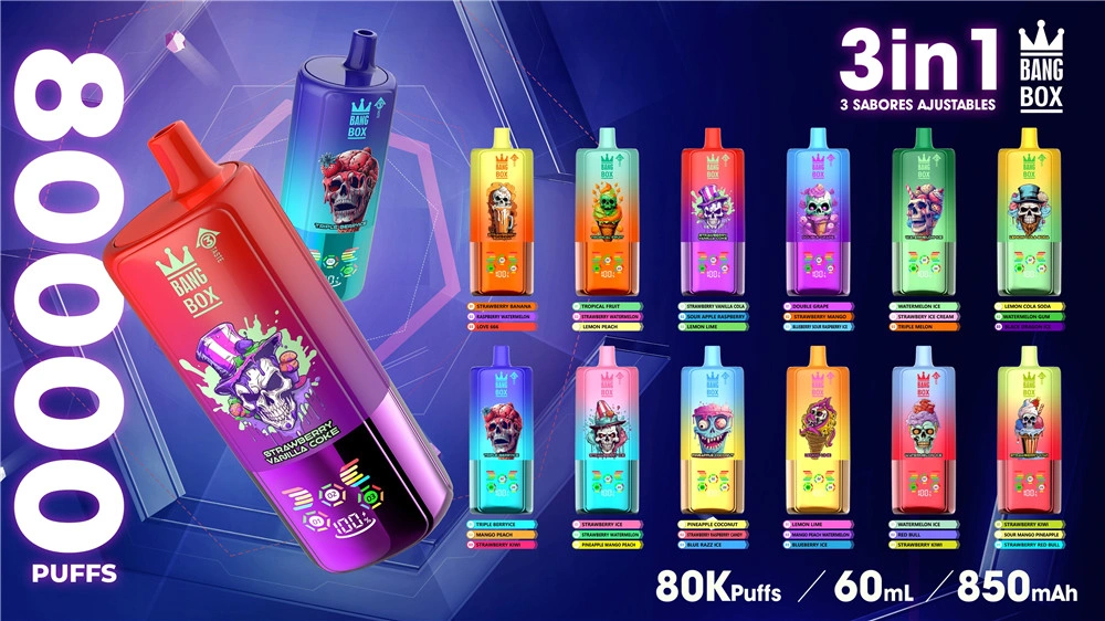 Bang Box 80000 Obláčiky 3 v 1 Vape na jedno použitie