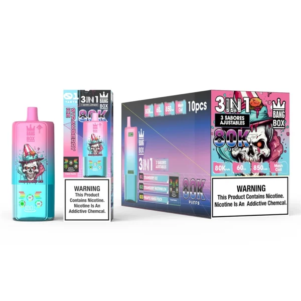 Bang Vape 80000 80k Puffs Disposable Vape 3 Flavor Rechargeable Vape