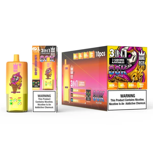 Bang box 80k puffs Flavor List