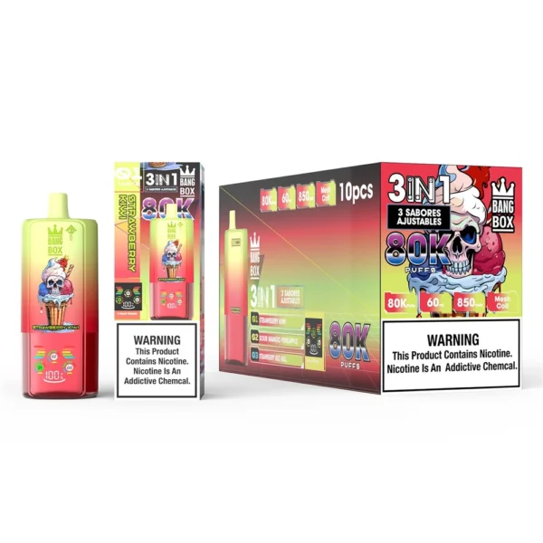 Bulk Buy Bang Box Disposable Vape 3in1 flavor 80k puffs