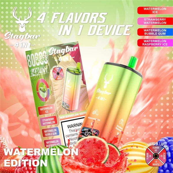 Stag Bar 4 in 1 80k Puffs Vape Wholesale