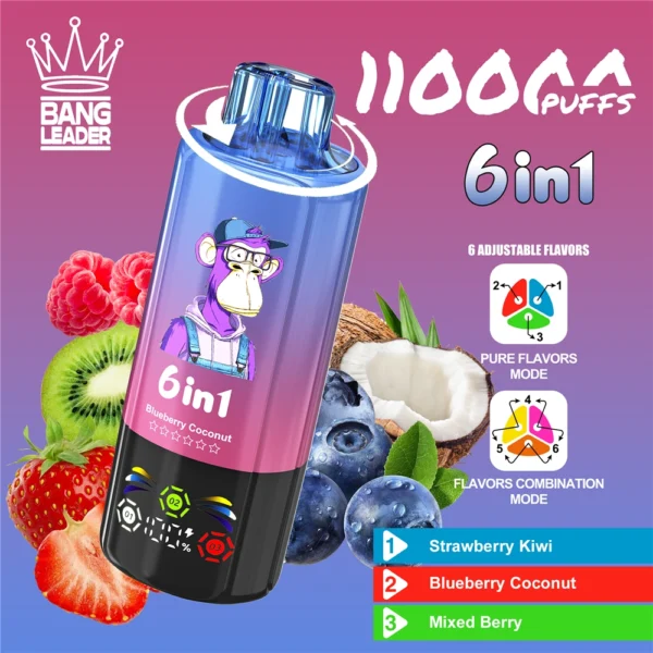 Цена на акумулаторна електронна цигара Bang Leader 110000 Puffs