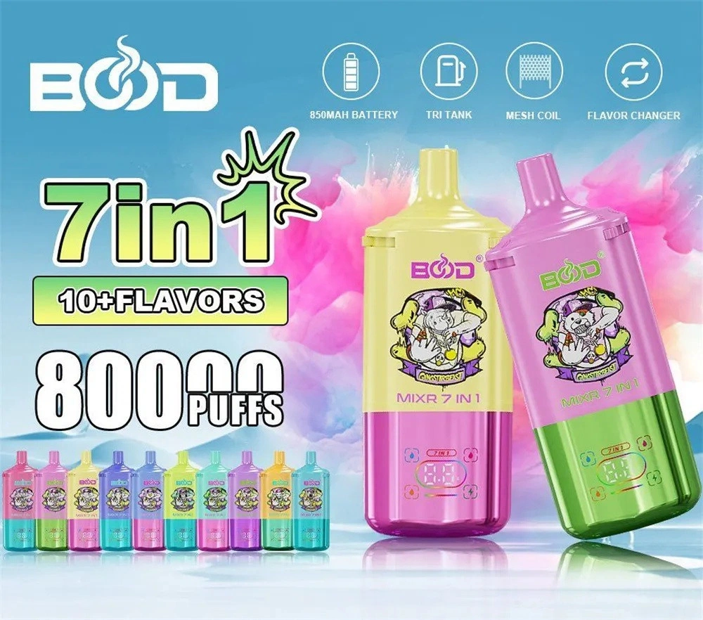Bood 80000 Puffs Mixr 7 in 1 Uzlādējama Vape