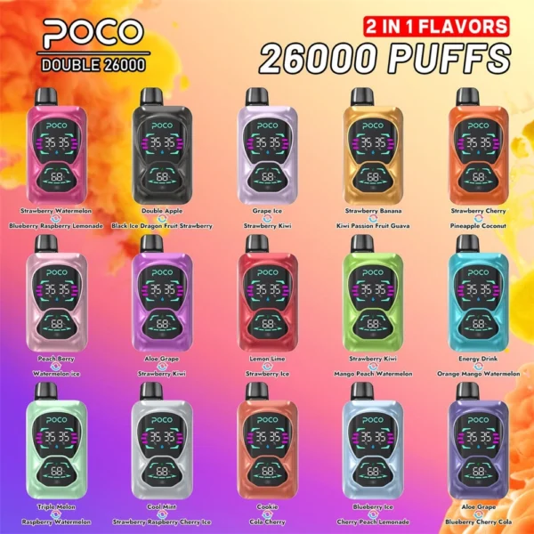 POCO Vape DB 26000 Puffs Dual Flavors Disposable Vape