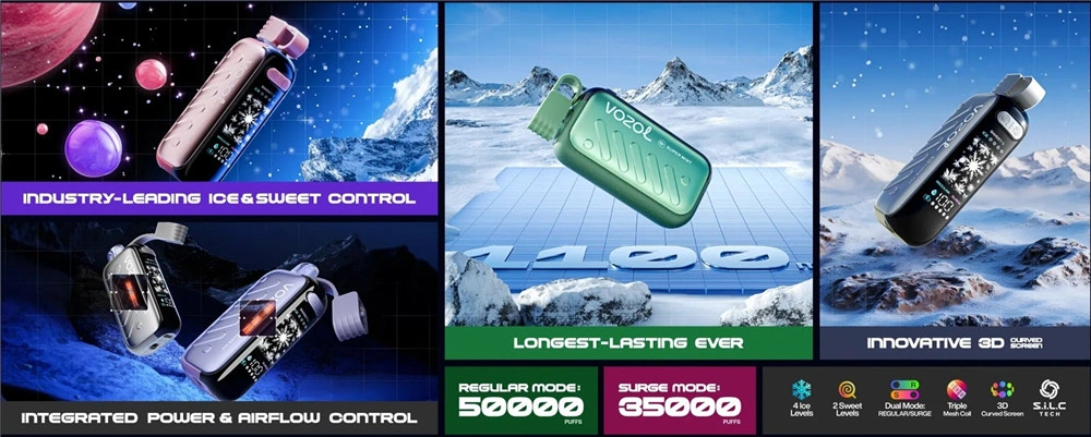 Vozol Gear Ice & Sweet 50000 Puff Vape