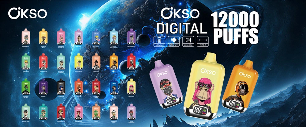 OKSO Digital Box 12k Puffs Engangs Vape