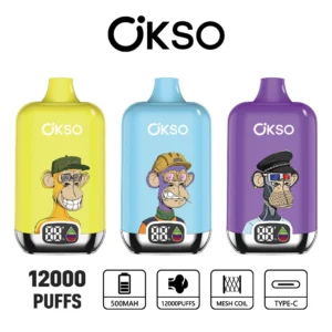 Originaal Digitaalne Kasti 12k Puffs Ühekordne Vape OKSO