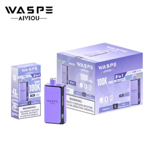 Hosszú élettartamú WASPE 2 az 1-ben vape készülék dupla ízélménnyel