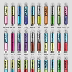 oplaadbare crystal bar 600 puffs WGA vape