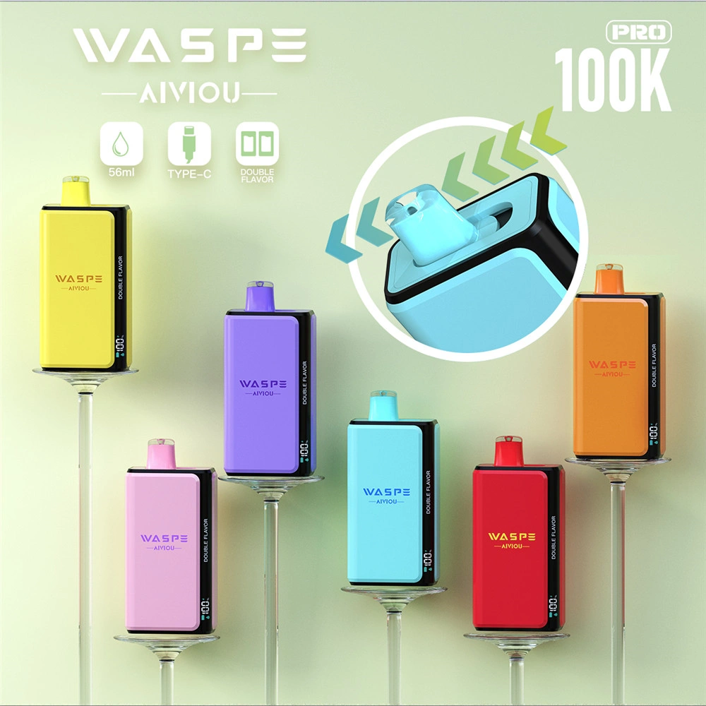 WASPE 2 az 1-ben vape készülék, amely 100K szívást és sima ízélményt nyújt