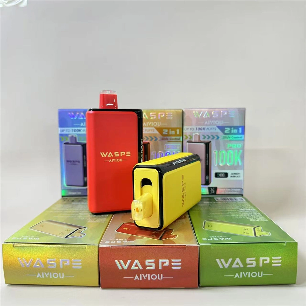 waspe-recargable-100k-vape-desechable WASPE 100K Doble Sabor Vape Desechable Recargable