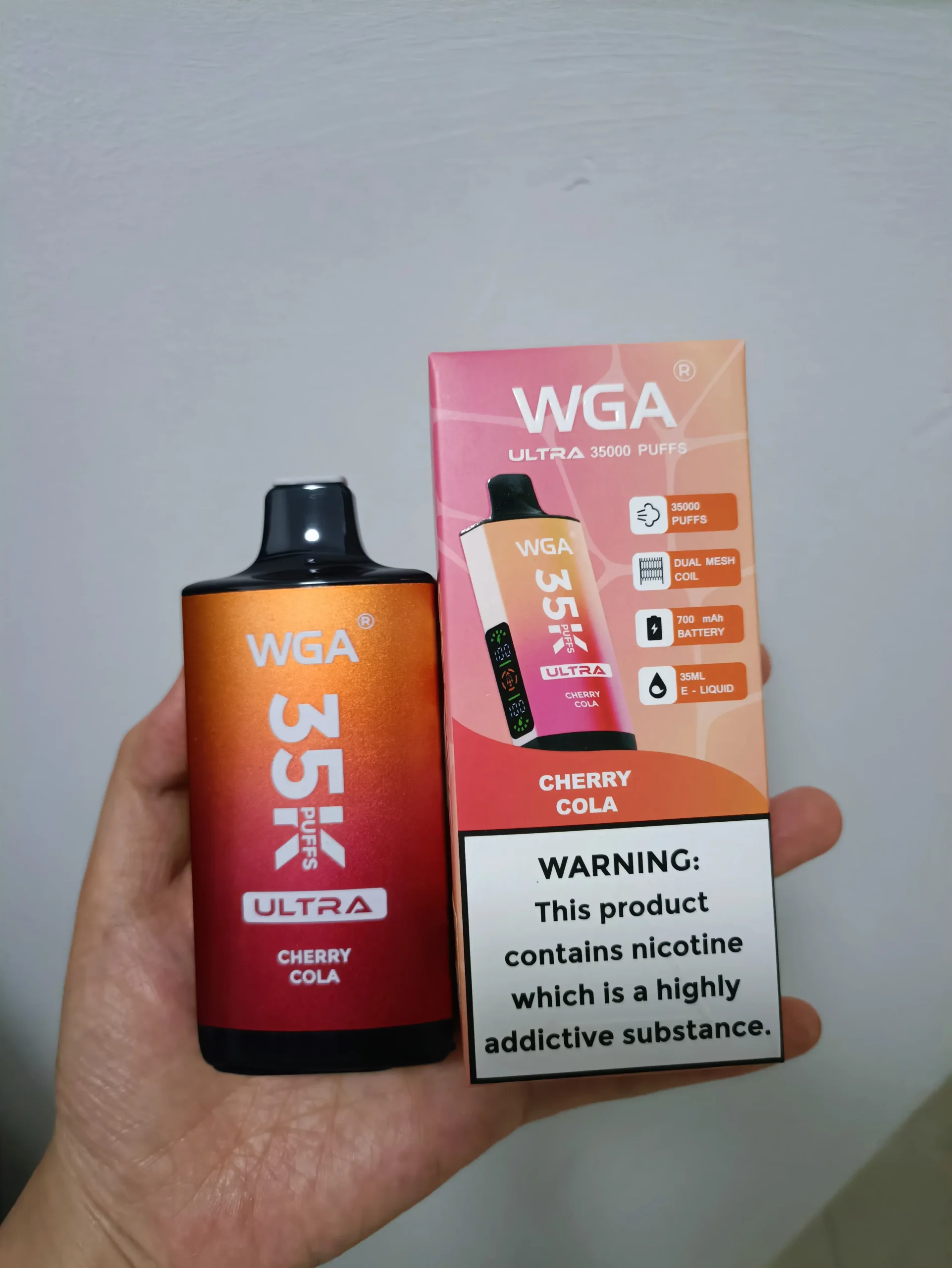 WGA Ultra 35000 Puffs Atacado Vape descartável WGA Ultra 35000 Puffs por atacado com 35ml