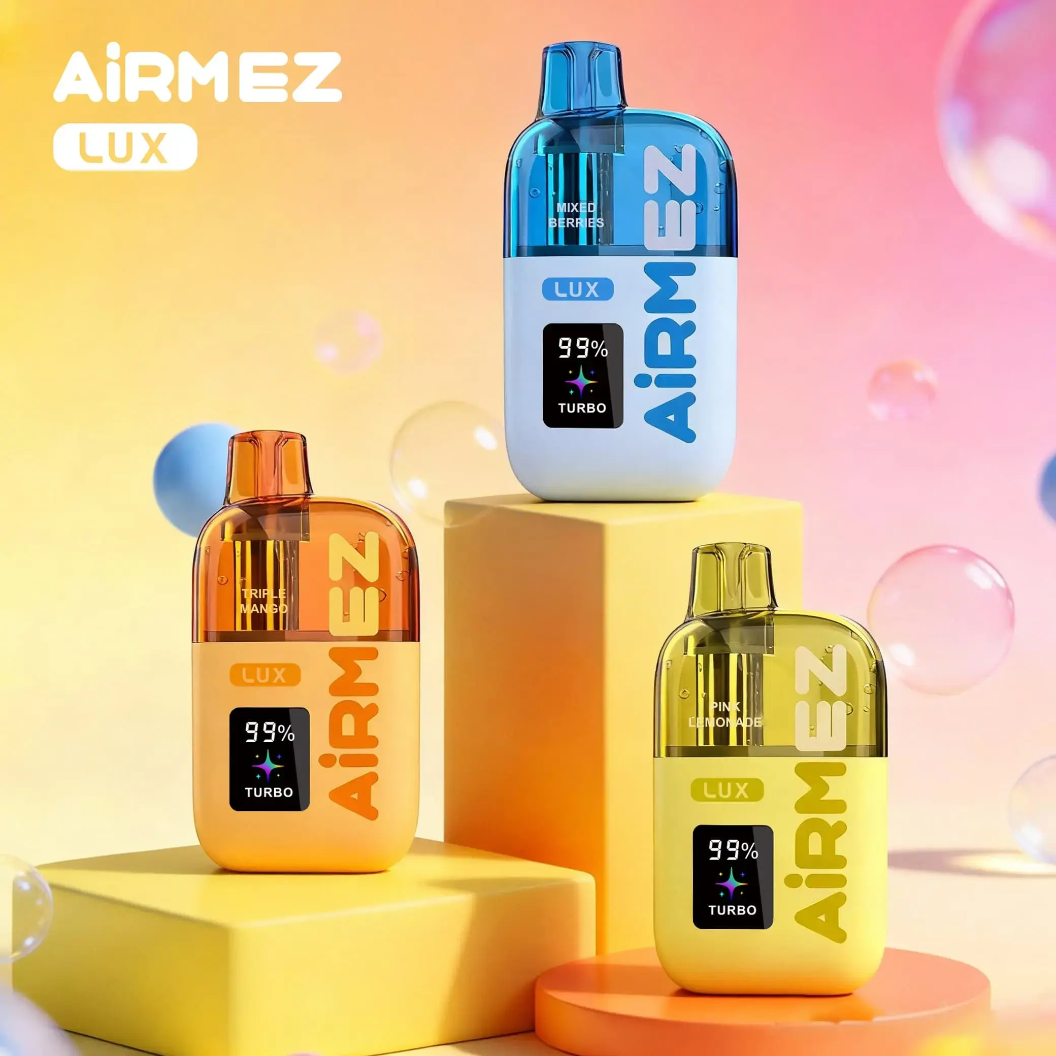 airmez-lux-citronnade-rose-vape-commandes-en-gros Gammes de produits de vapotage jetables Airmez Lux