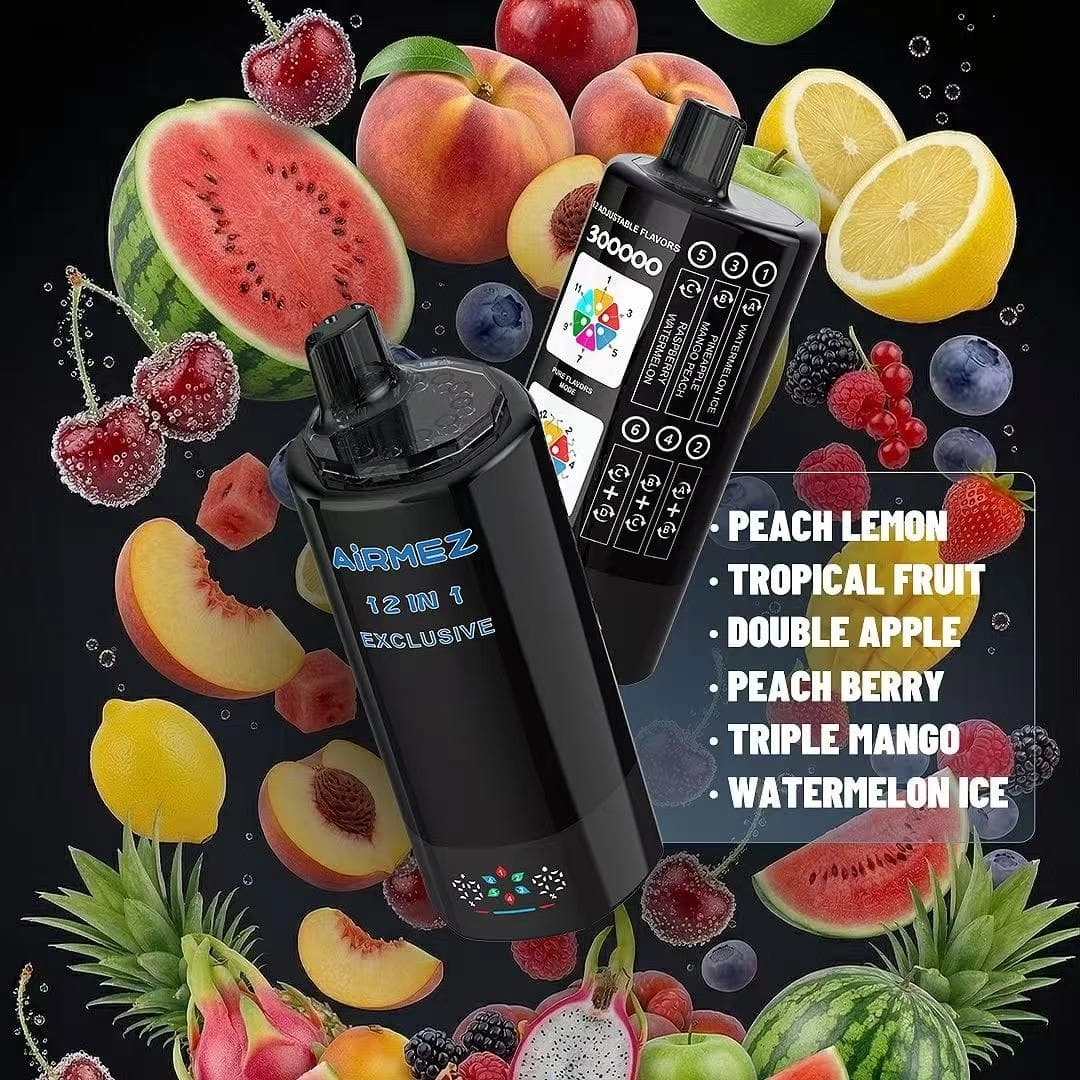 cigarette-électronique-coil-mesh-airmez AIRMEZ cigarette électronique rechargeable 12 en 1 avec conception innovante de changement de saveur
