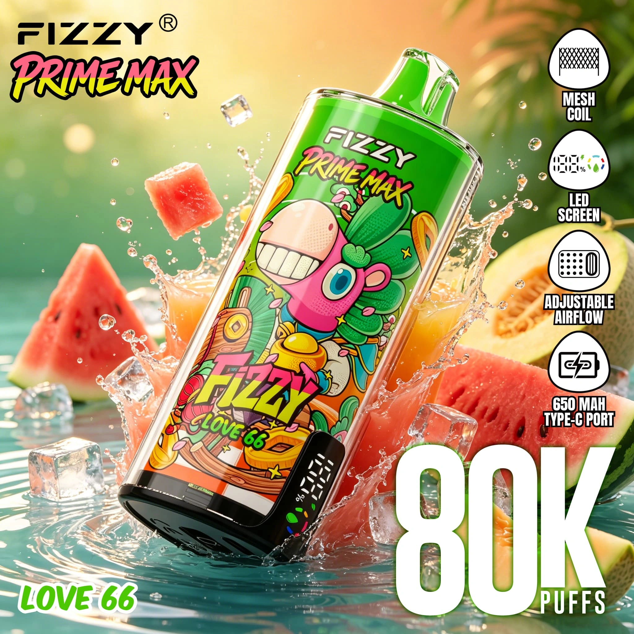 fizzy-80k-commande en gros de vape Fizzy 80K Livraison Rapide à Travers l'Europe