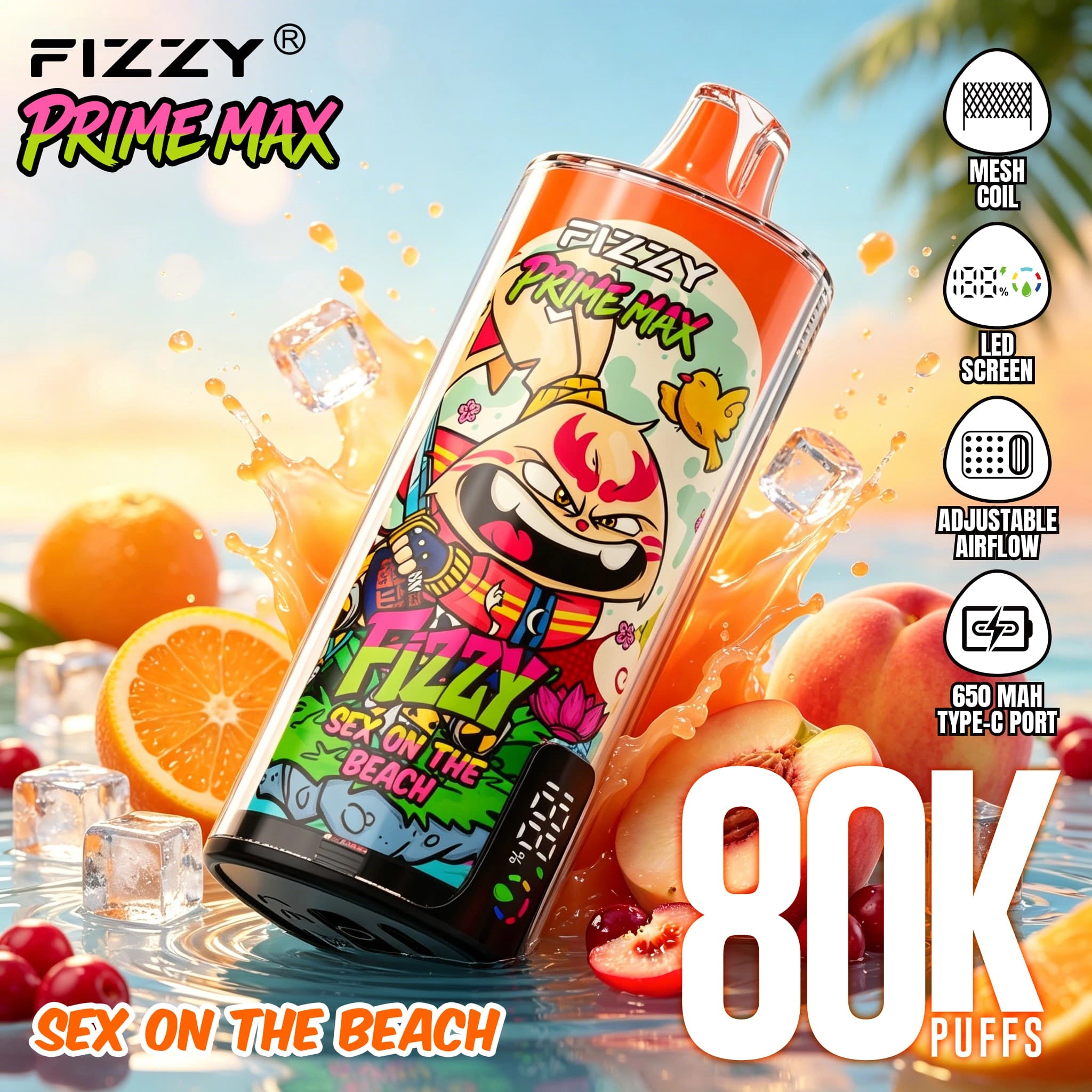 fizzy-80k-fournisseur de vape jetable Fizzy 80K Vape Jetable Premium