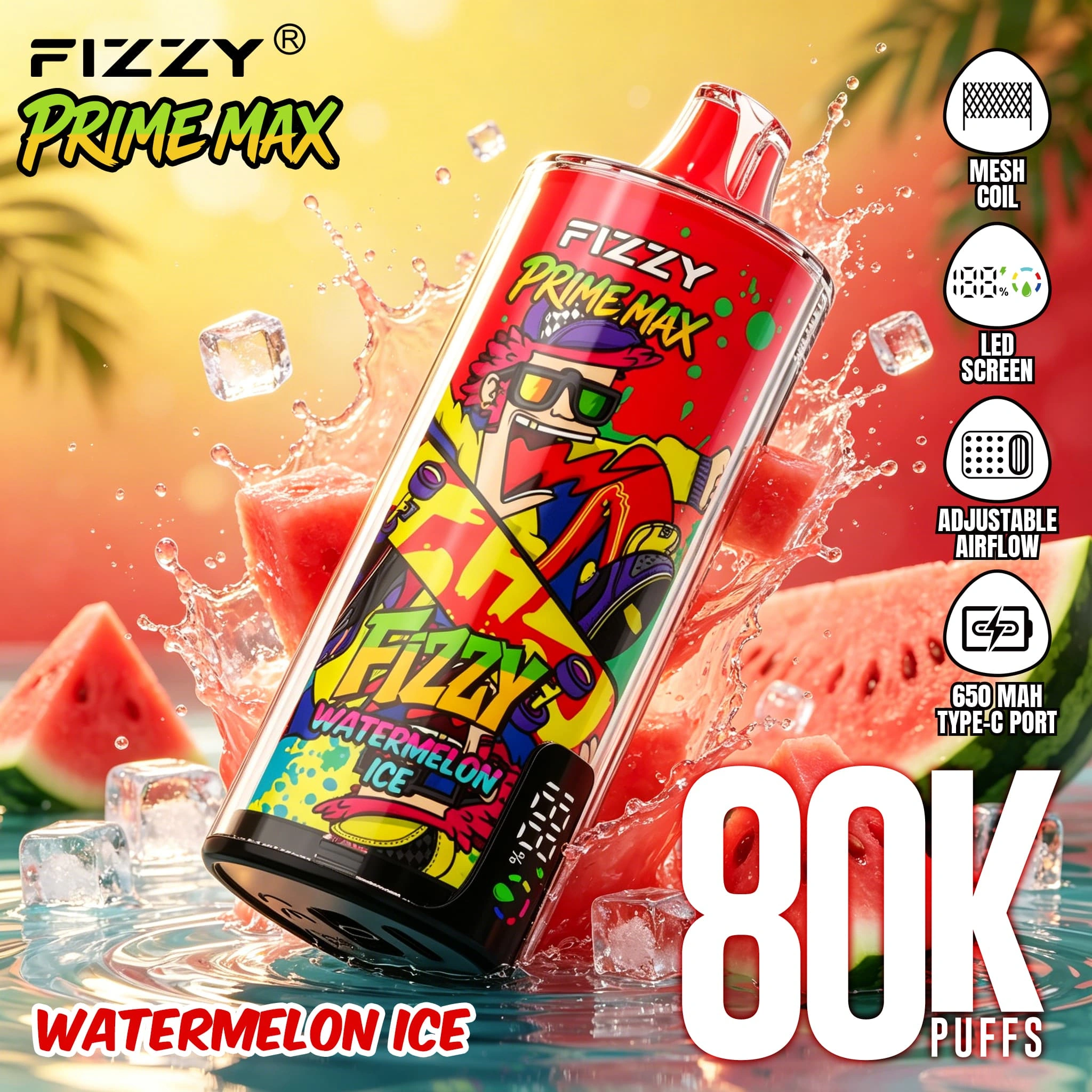 fizzy-80k-vape jetable en gros Fizzy 80K Vape Rechargeable en Gros