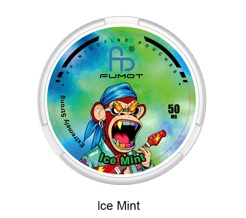 fumot-ice-mint-50mg-pochettes de nicotine FUMOT Menthe Glacée 50mg de nicotine, sachets de menthe rafraîchissante