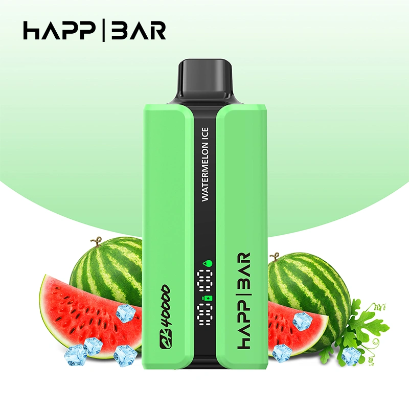 happ-bar-ck40k prémiový dodavatel vaporizérů HAPP BAR CK40000 dobíjecí jednorázová vaporizér s nabíjením Type-C pro distributory a prodejce v České republice.