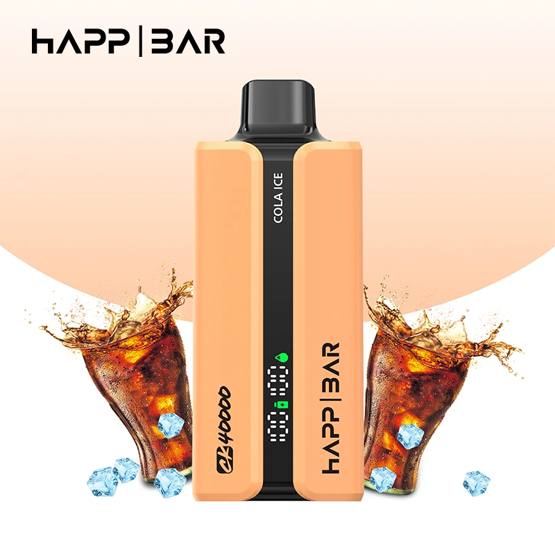 happ-bar-disposable vaporizér-pro maloobchodníky HAPP BAR CK40000 jednorázový vaporizér s LED displejem dostupný ze skladu EU s monitorováním baterie a e-liquidu v reálném čase.