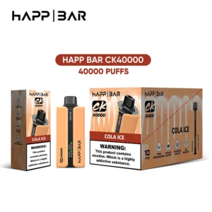 HAPP BAR CK40000 s mesh cívkou, jednorázový vaporizér poskytující bohatou chuť a přímé dodávky od výrobce pro distributory.
