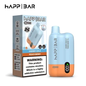 HAPP BAR SH150K 150000 szívás újratölthető eldobható vape elérhető Európai készletről vape beszállítóknak.
