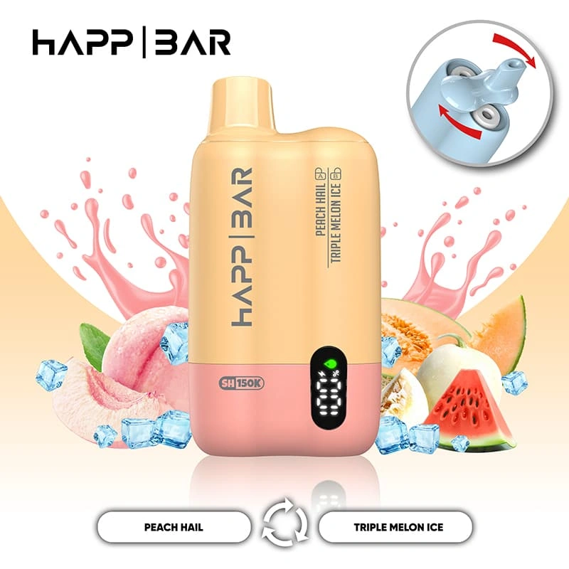 happ-bar-sh150k-nagy felhő vape európai B2B beszállító HAPP BAR SH150K prémium eldobható vape, amelyet európai vásárlók számára gyártottak, megbízható vape beszállítók keresése érdekében.