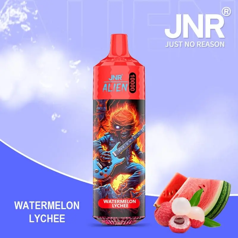 jnr-alien-vape-de-alta-capacidade-venda por grosso Dispositivo de vape recarregável Alien 10000 Type-C com fluxo de ar ajustável e bobina de malha premium